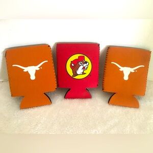 Bundle Lot - 3 Koozies Buccees/UT Longhorns Drink Coozies.